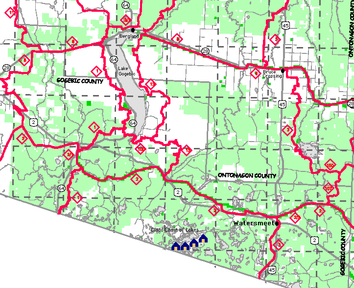 Snowmobile Trail Map